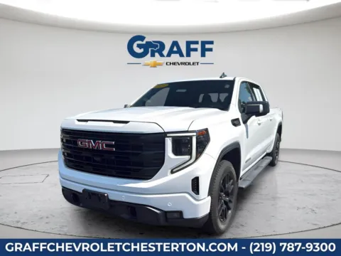 White 2024 GMC Sierra 1500 Elevation for sale in Burns Harbor, IN