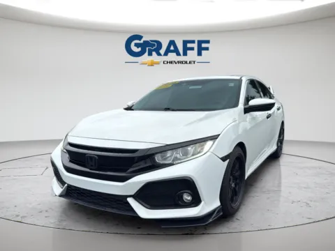 White 2019 Honda Civic EX for sale in Burns Harbor, IN