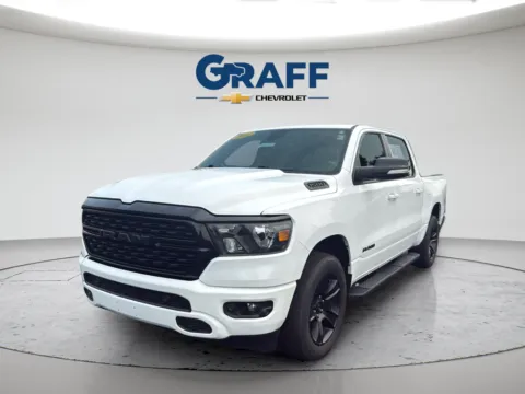 White 2022 Ram 1500 Big Horn/Lone Star for sale in Burns Harbor, IN