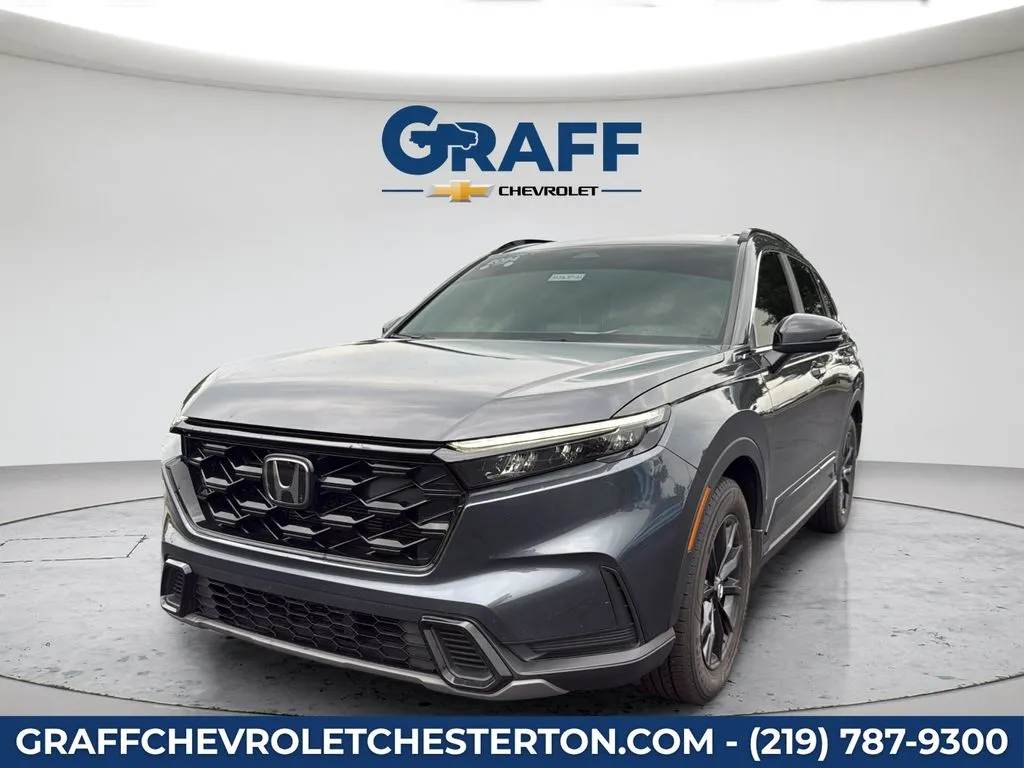 Gray 2024 Honda CR-V Hybrid Sport for sale in Burns Harbor, IN