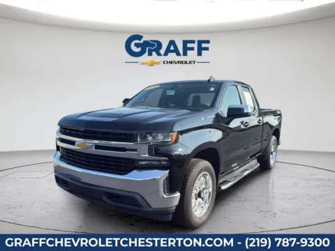 Black 2020 Chevrolet Silverado 1500 LT for sale in Burns Harbor, IN
