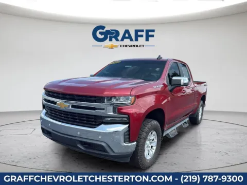 Red 2019 Chevrolet Silverado 1500 LT for sale in Burns Harbor, IN