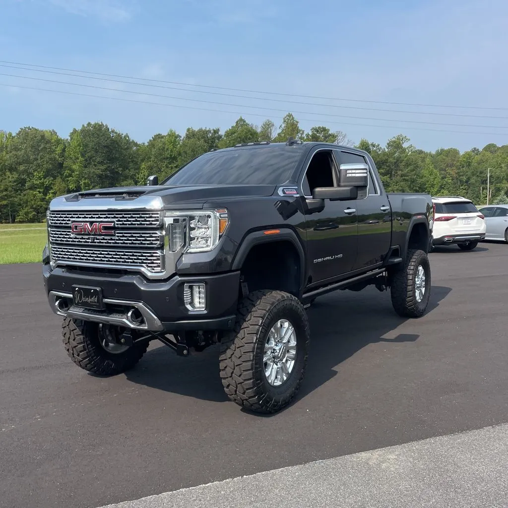 Black 2021 GMC Sierra 2500 HD Denali for sale in Burns Harbor, IN