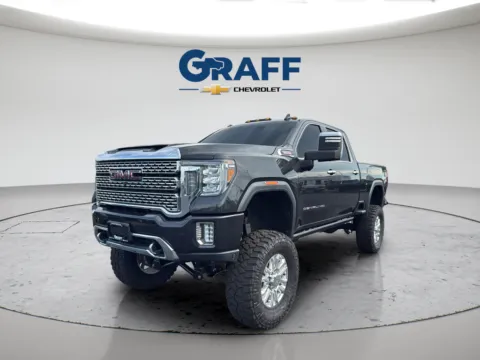Black 2021 GMC Sierra 2500 HD Denali for sale in Burns Harbor, IN