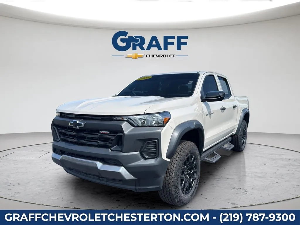 White 2026 Chevrolet Colorado Trail Boss for sale in Burns Harbor, IN