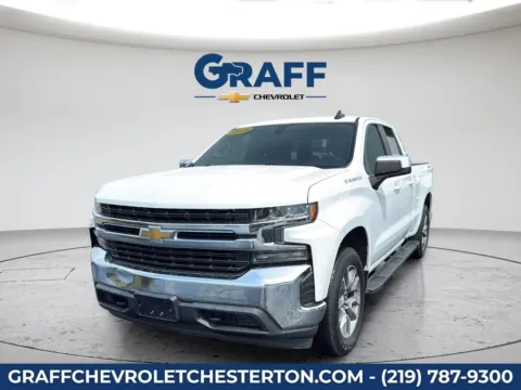 White 2020 Chevrolet Silverado 1500 LT for sale in Burns Harbor, IN