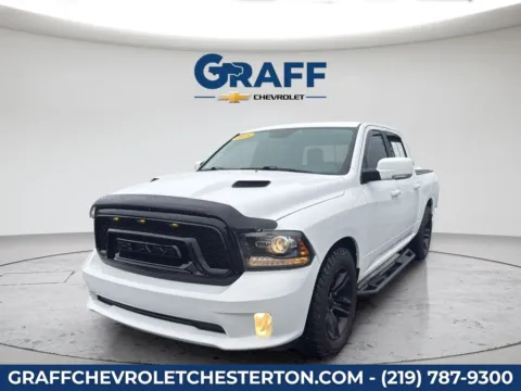 White 2018 Ram 1500 Night for sale in Burns Harbor, IN