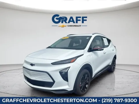White 2023 Chevrolet Bolt EUV Premier for sale in Burns Harbor, IN