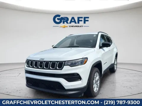 White 2025 Jeep Compass Latitude for sale in Burns Harbor, IN