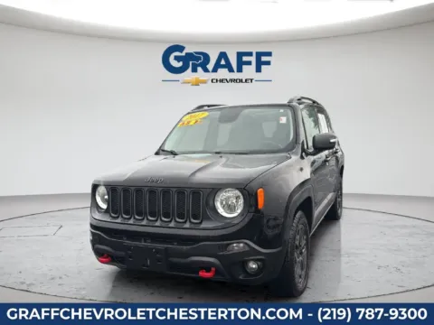 Black 2017 Jeep Renegade Trailhawk for sale in Burns Harbor, IN