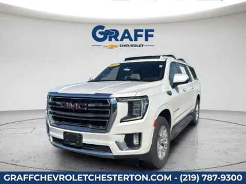 White 2021 GMC Yukon XL SLT for sale in Burns Harbor, IN