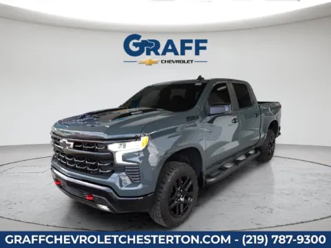 Gray 2025 Chevrolet Silverado 1500 LT Trail Boss for sale in Burns Harbor, IN