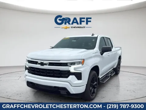 White 2024 Chevrolet Silverado 1500 RST for sale in Burns Harbor, IN