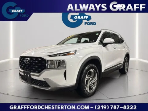 White 2023 Hyundai Santa Fe SEL for sale in Chesterton, IN