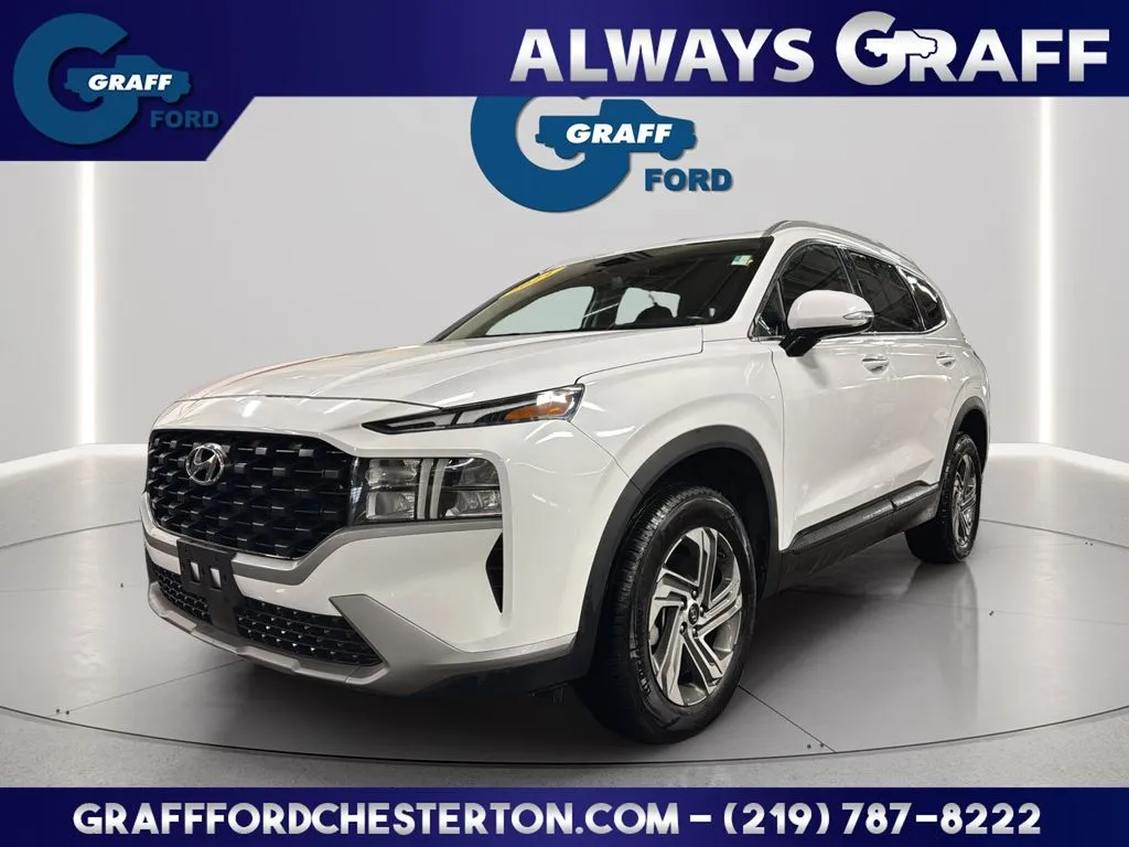 White 2023 Hyundai Santa Fe SEL for sale in Chesterton, IN