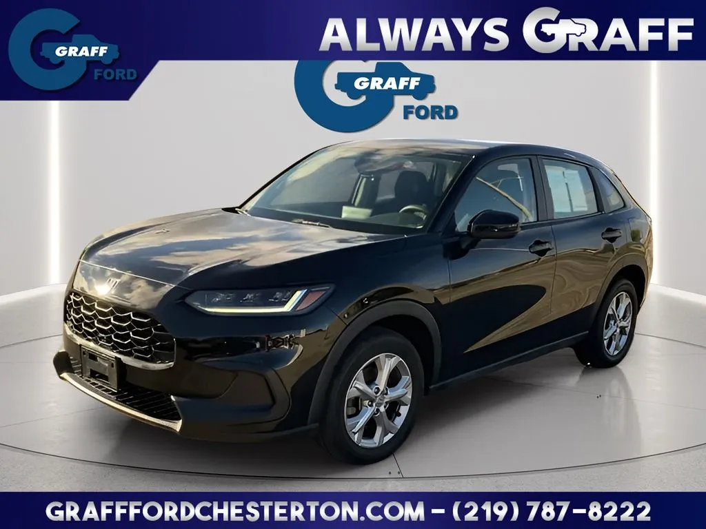 Black 2023 Honda HR-V LX for sale in Chesterton, IN