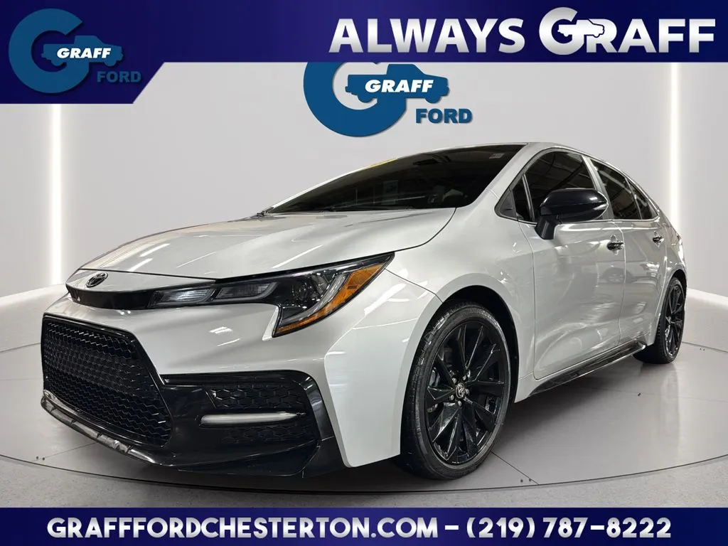 Silver 2022 Toyota Corolla SE Nightshade for sale in Chesterton, IN