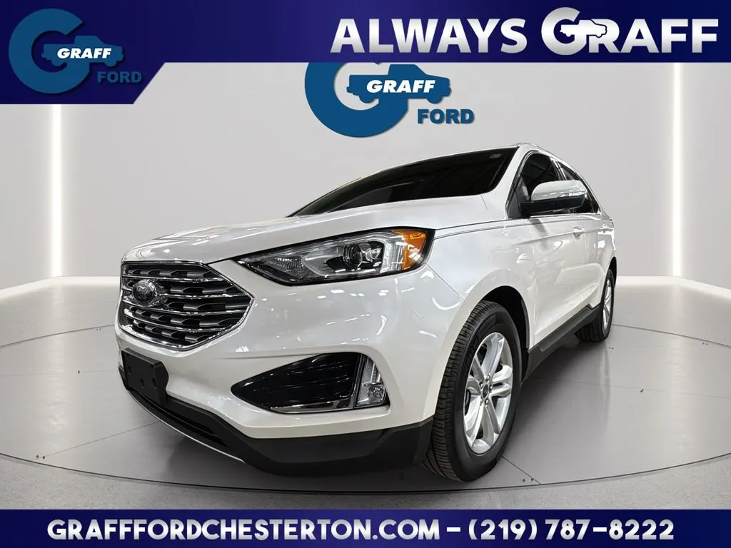 White 2019 Ford Edge SEL for sale in Chesterton, IN