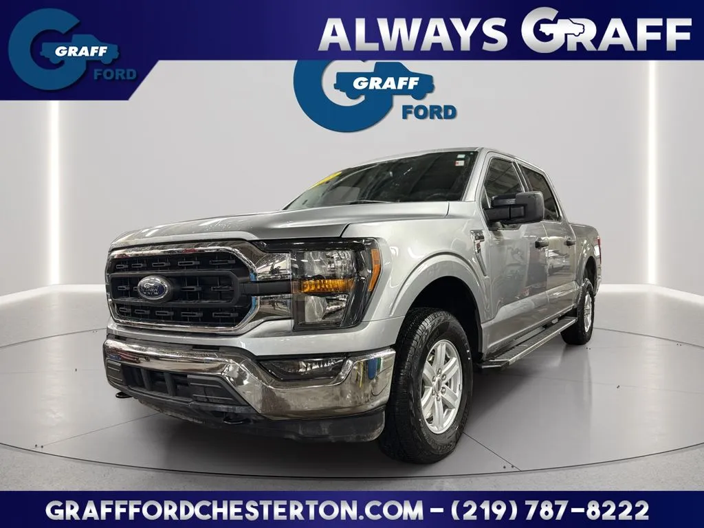 Silver 2023 Ford F-150 XLT for sale in Chesterton, IN