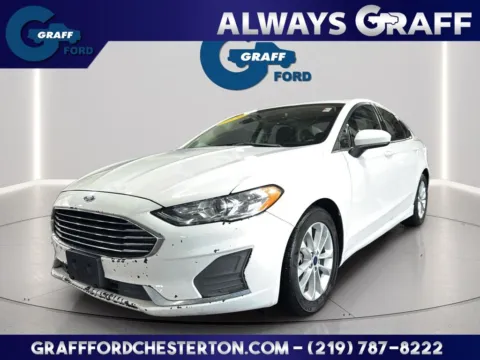 White 2020 Ford Fusion SE for sale in Chesterton, IN