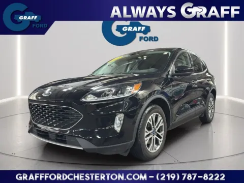 Black 2022 Ford Escape SEL for sale in Chesterton, IN