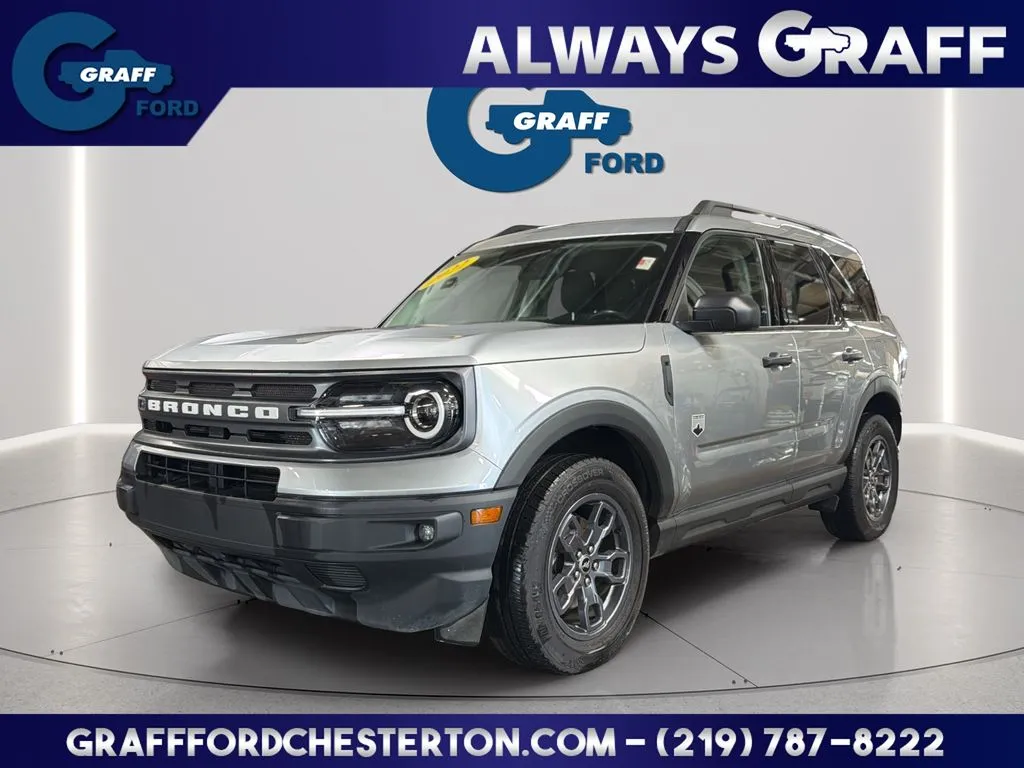 Silver 2022 Ford Bronco Sport Big Bend for sale in Chesterton, IN