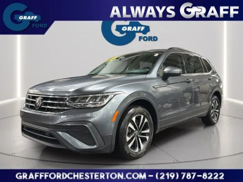 Gray 2023 Volkswagen Tiguan 2.0T S for sale in Chesterton, IN