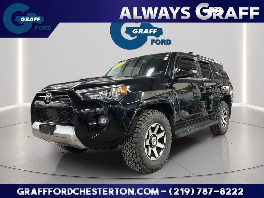 Black 2021 Toyota 4Runner TRD Off-Road Premium for sale in Chesterton, IN