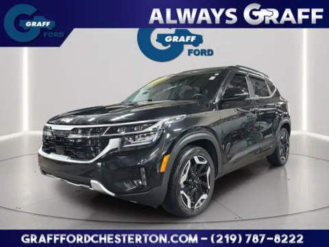 Black 2024 Kia Seltos SX for sale in Chesterton, IN