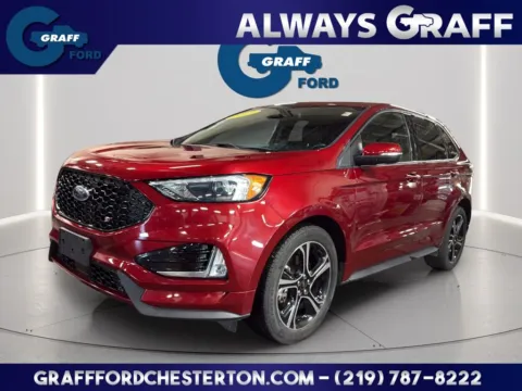 Red 2019 Ford Edge ST for sale in Chesterton, IN