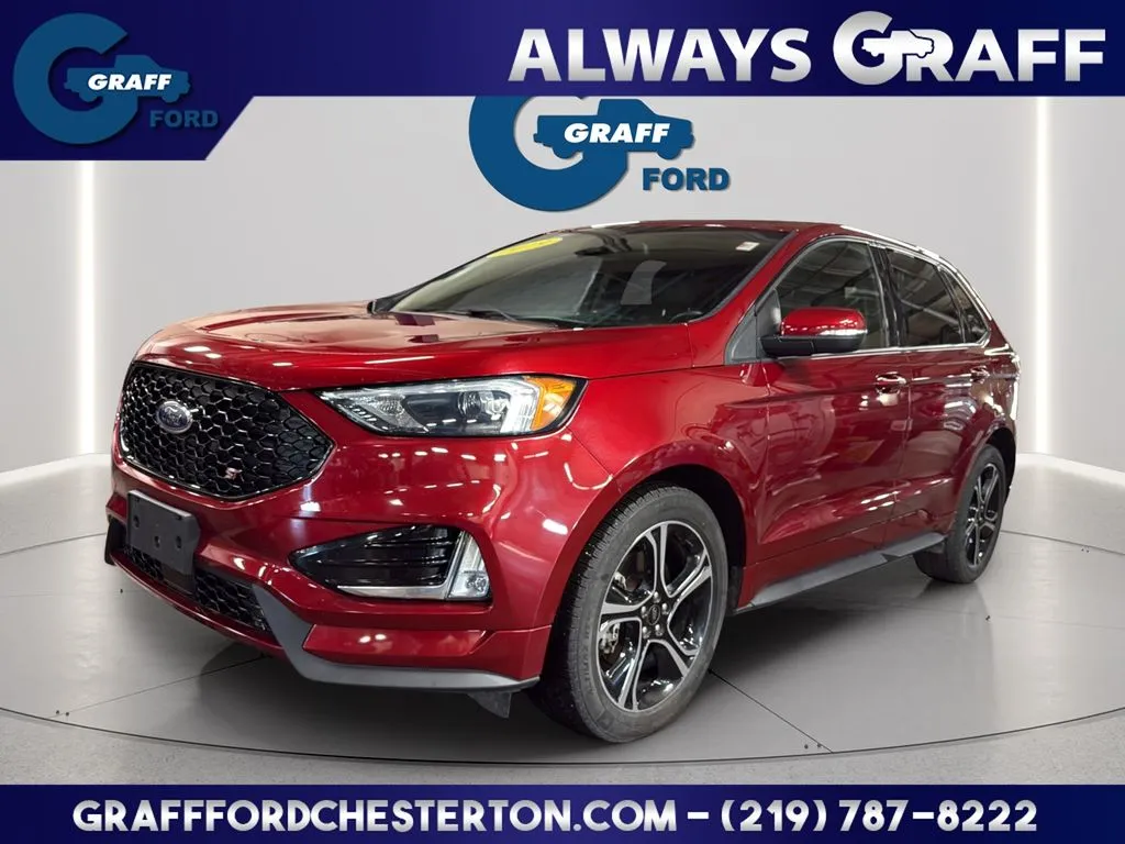 Red 2019 Ford Edge ST for sale in Chesterton, IN