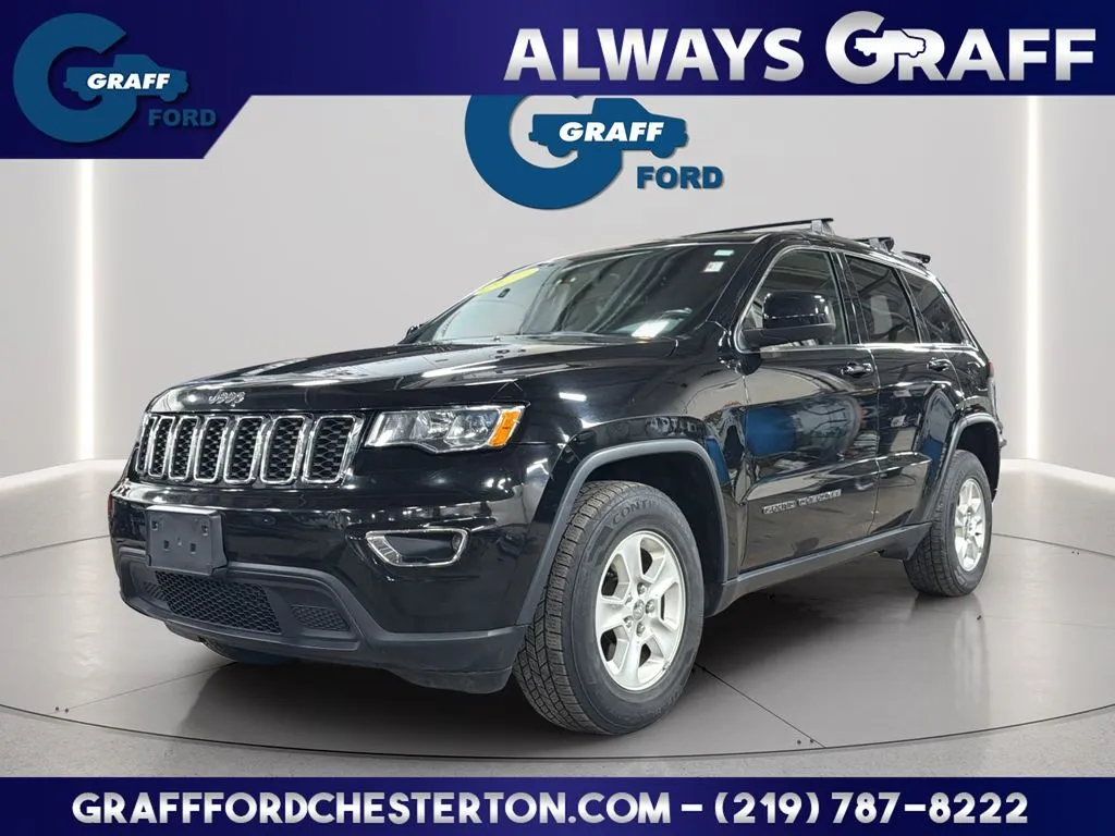 Black 2017 Jeep Grand Cherokee Laredo for sale in Chesterton, IN