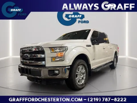 White 2016 Ford F-150 Lariat for sale in Chesterton, IN