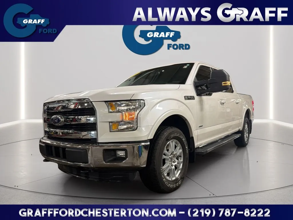White 2016 Ford F-150 Lariat for sale in Chesterton, IN