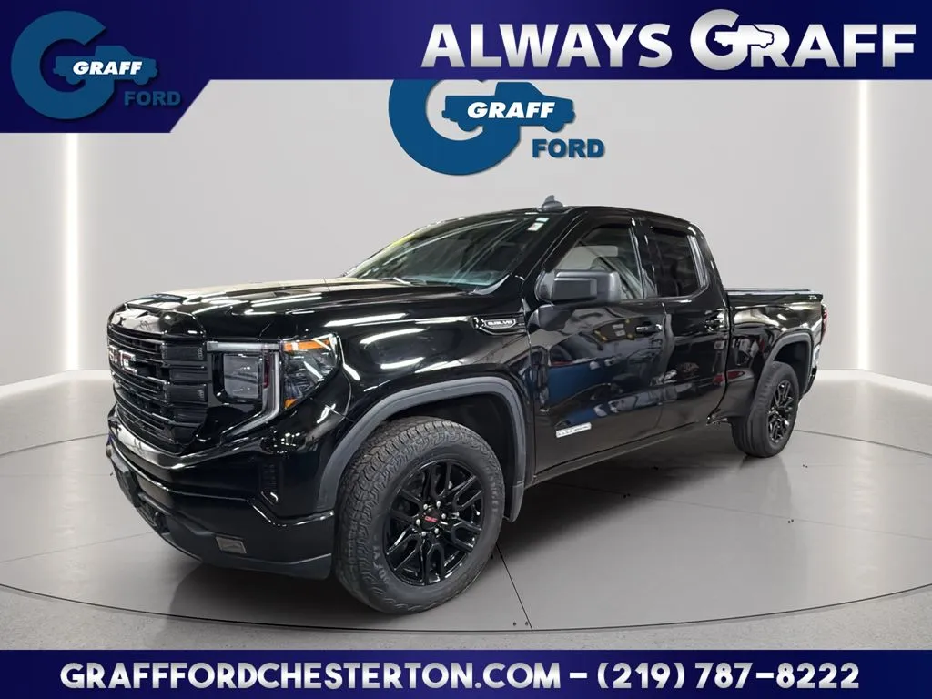 Black 2023 GMC Sierra 1500 Elevation for sale in Chesterton, IN