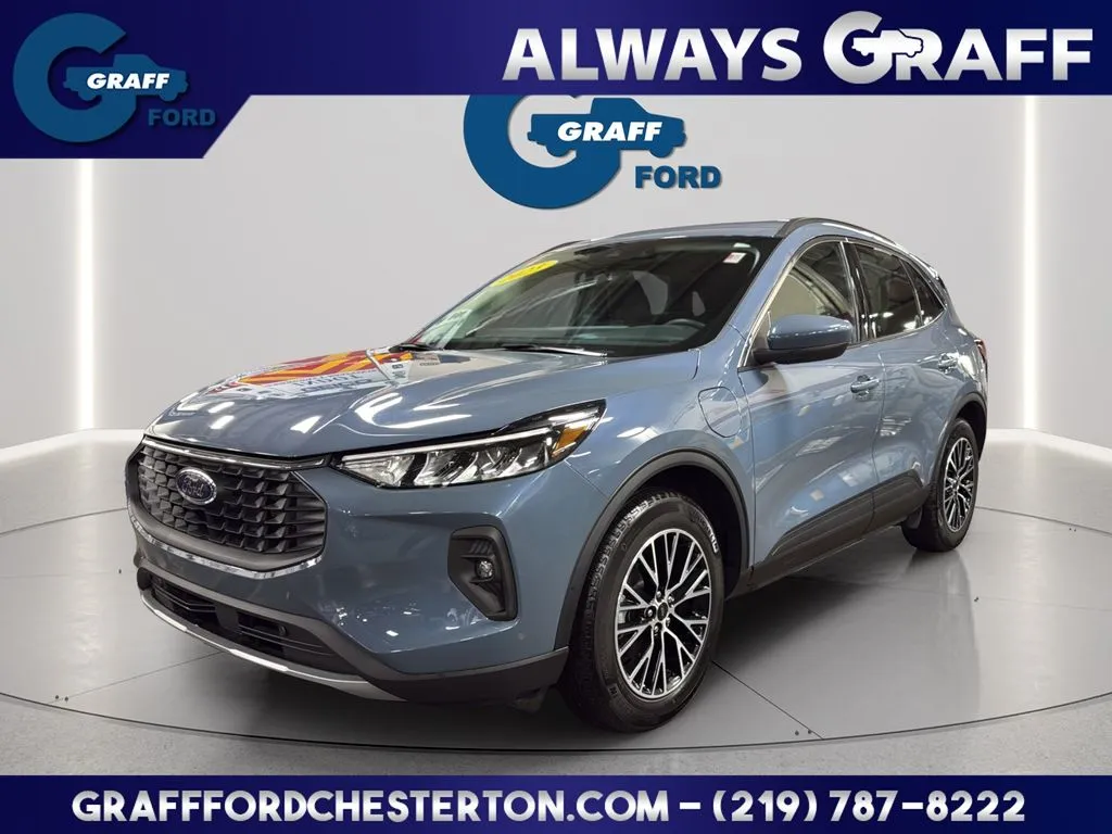 Blue 2023 Ford Escape Plug-In Hybrid for sale in Chesterton, IN