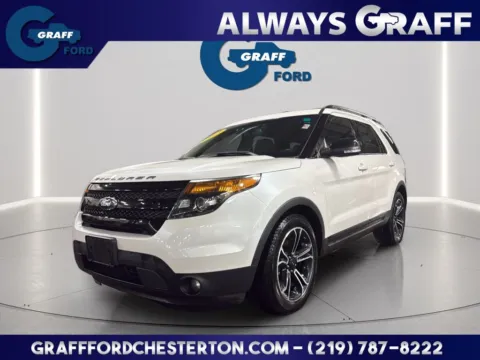 White 2015 Ford Explorer Sport for sale in Chesterton, IN