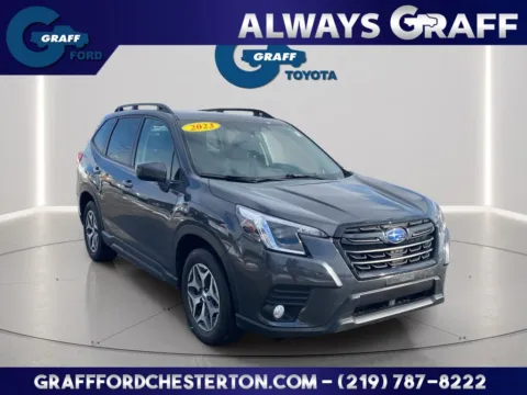 Gray 2023 Subaru Forester Premium for sale in Chesterton, IN