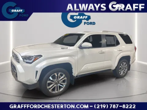 White 2025 Toyota 4Runner i-FORCE MAX Hybrid Limited for sale in Chesterton, IN