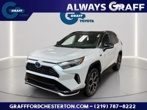 White 2023 Toyota RAV4 Prime XSE for sale in Chesterton, IN