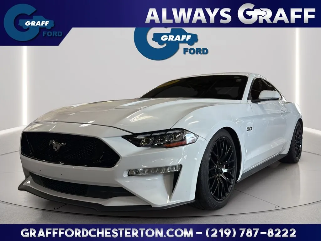 White 2022 Ford Mustang GT for sale in Chesterton, IN