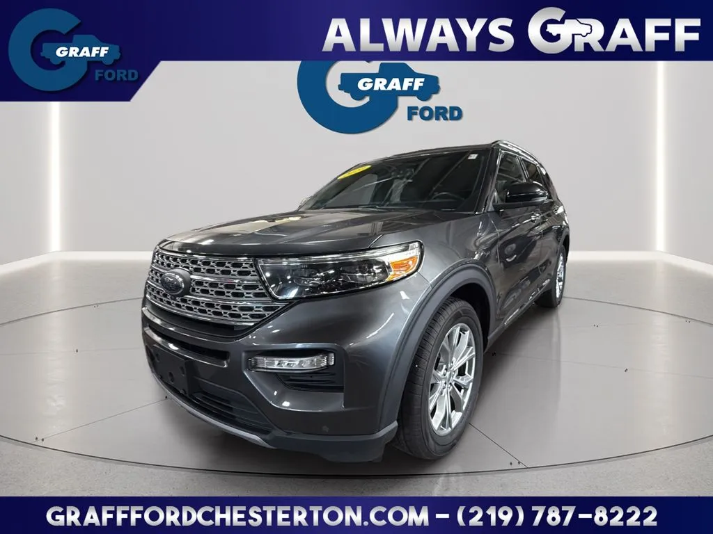 Gray 2020 Ford Explorer Limited for sale in Chesterton, IN