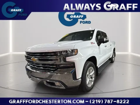 White 2022 Chevrolet Silverado 1500 LTD LTZ for sale in Chesterton, IN