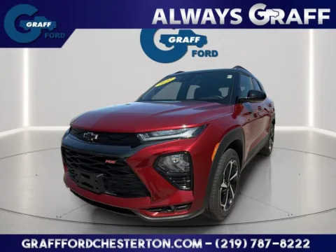 Red 2022 Chevrolet TrailBlazer RS for sale in Chesterton, IN