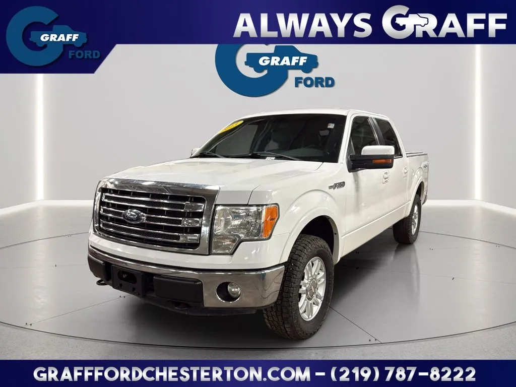 White 2013 Ford F-150 Lariat for sale in Chesterton, IN