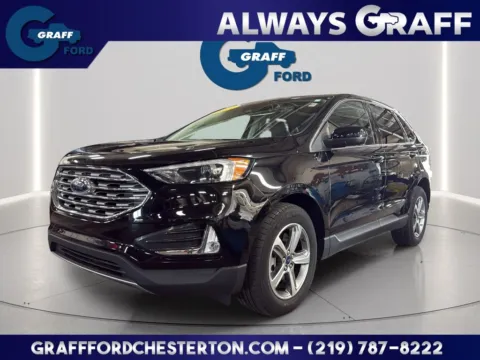 Black 2022 Ford Edge SEL for sale in Chesterton, IN