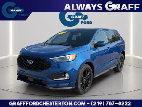 Blue 2023 Ford Edge ST Line for sale in Chesterton, IN