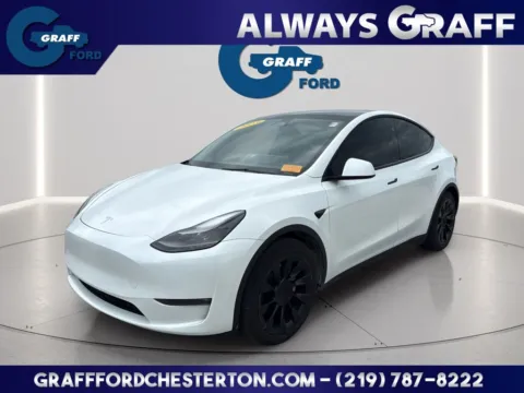 White 2023 Tesla Model Y Long Range for sale in Chesterton, IN
