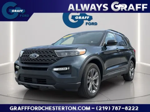 Blue 2022 Ford Explorer XLT for sale in Chesterton, IN