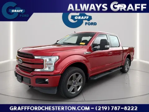 Red 2020 Ford F-150 Lariat for sale in Chesterton, IN